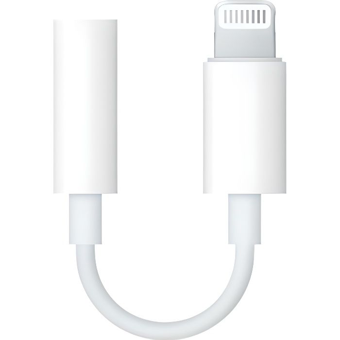 Apple MMX62 Adaptateur d'origine Lightning vers Jack 3.5mm En Vrac - vue 2