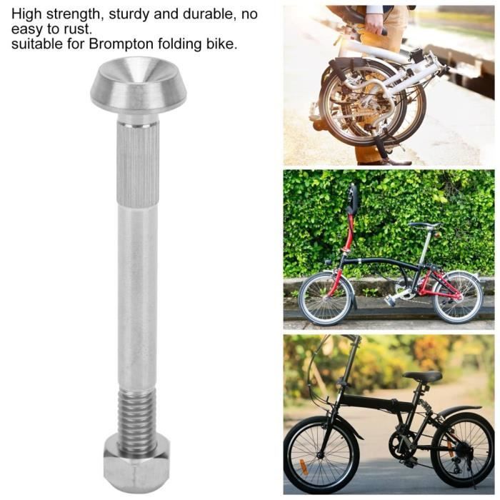 Écrou de vis d'amortisseur conviennent au vélo pliant Brompton ,Vélo pliant tige de selle pince écrou HB013