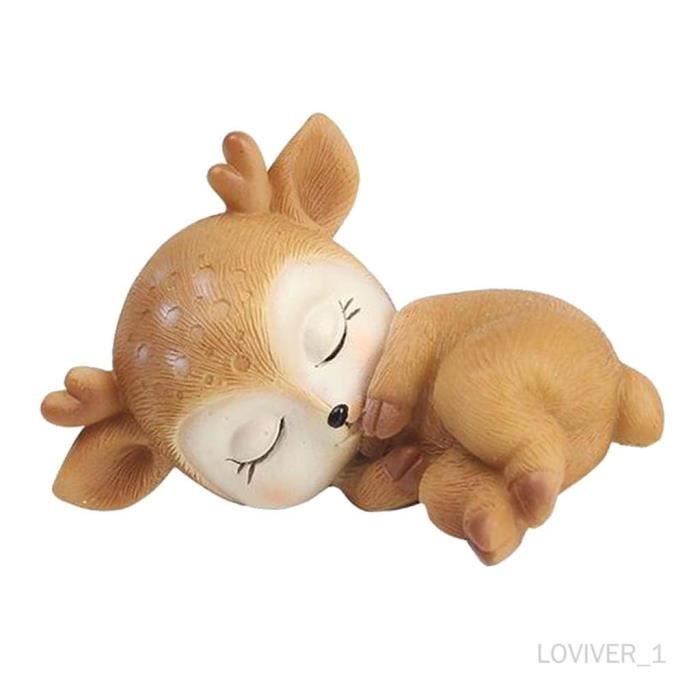 4PCS Mini Figurines De Moutons Résine Décorations De Jardin Modèles D