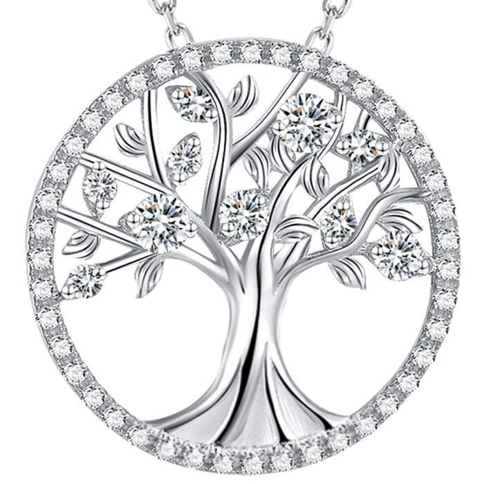 Collier Dt42h De Noel Pour Les Ados Cadeaux Maman Femme D Anniversaire Cadeaux D Anniversaire Pour Ses Bijoux En Argent Sterling Achat Vente Sautoir Et Collier Collier De Noel Pour Les Argent