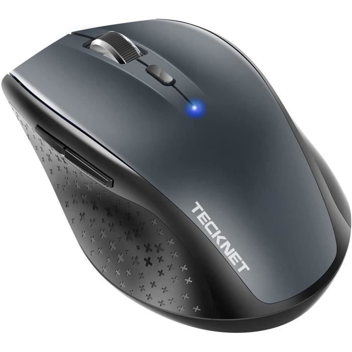 TECKNET Souris Bluetooth sans Fil,Wireless Mouse,6 Niveaux de DPI