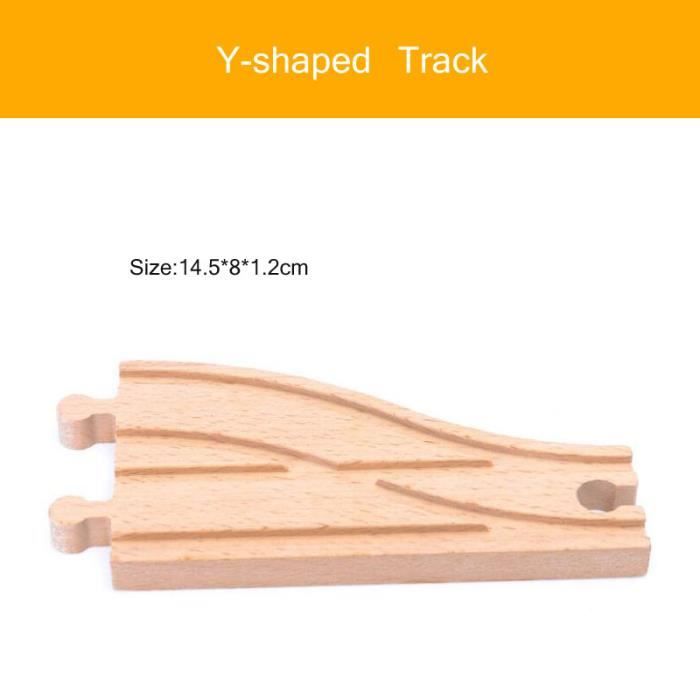 Cabilock 6 Pièces Supports De Pont Pour Train En Bois - Accessoires Voie Ferrée Enfants