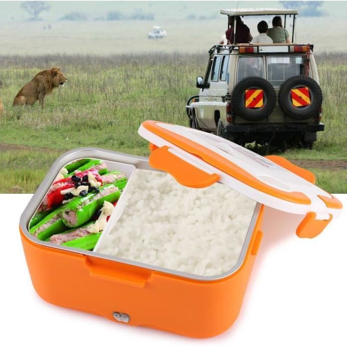 Chauffage Électrique Lunch Box Portable Plastique, Chauffe-Plat Électrique  De Voiture, Pour Le Conducteur Du Camion À Manger,[u1355]