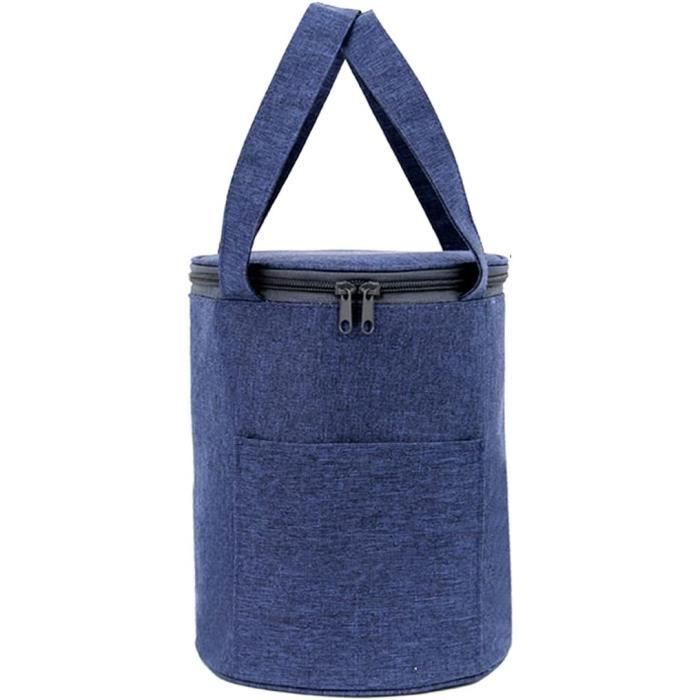 Sac Repas Isotherme Réutilisable - Compact, Imperméable, Avec Poignée, Pour Pique-nique, Bureau, Voyage