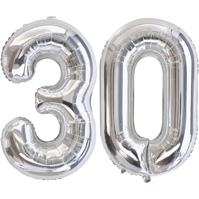 Ballon 30 ans d' or 86cm décor de fête de nombres de Ballons
