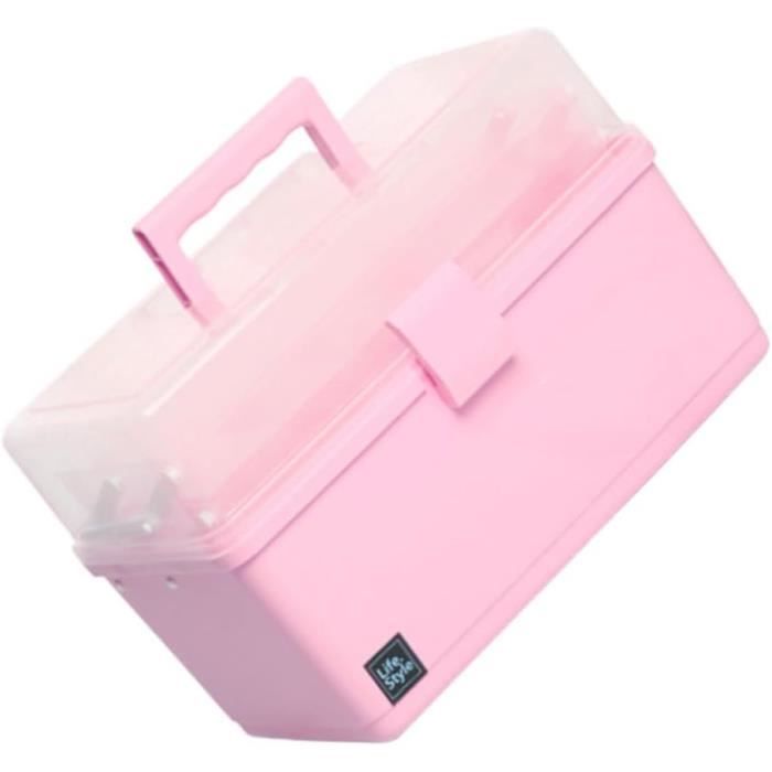 Petit Sac De Premiers Soins Vide En Nylon Imperméable - 3 Compartiments, Taille 15x10x5cm, Idéal Voyage, Voiture, Camping