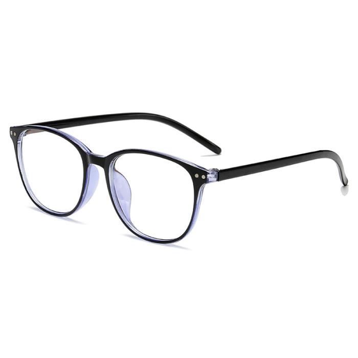 Lunettes de myopie Anti lumiere bleue pour femmes et hommes verres optiques pour myopie lunettes de Bleu 3.00 Cdiscount Bijouterie