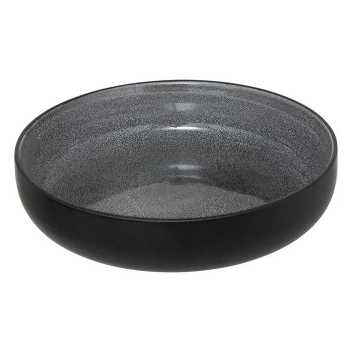 Lot de 6 Assiettes Creuses Diane 21cm Gris Foncé
