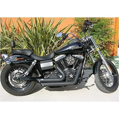 Sissybar/dossier pour Harley-Davidson Dyna Street Bob FXDB Démontage rapide Noir