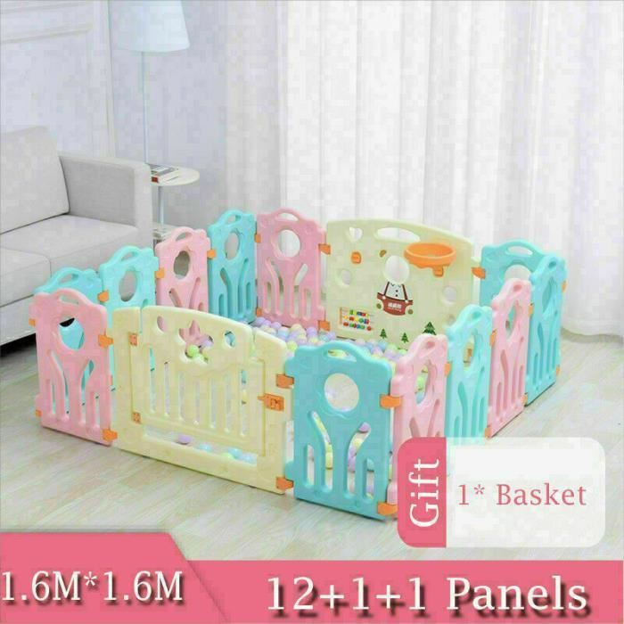 Parc A Bebe Enfants Centre D Activites De Securite Play Yard L Interieur Ou L Exterieur Avec 14 Panneaux Cdiscount Puericulture Eveil Bebe