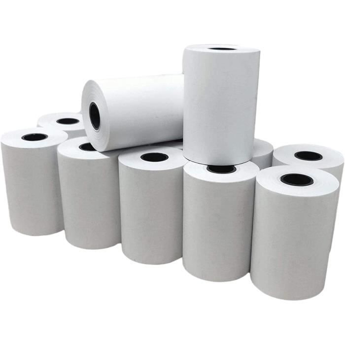 Lot De 10 Rouleaux D'étiquettes Thermiques 100x150 Mm - 5000 étiquettes, Adhésif Permanent, Pour Imprimante Thermique