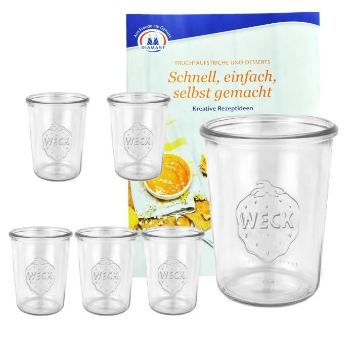 Bocaux WECK COROLLE® - 4 Bocaux En Verre WECK Corolle® De 2700 Ml A