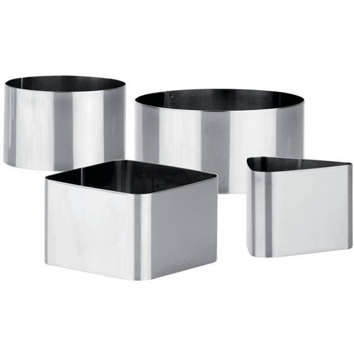 Moules pour façonner des plats 4 pcs Grandchef