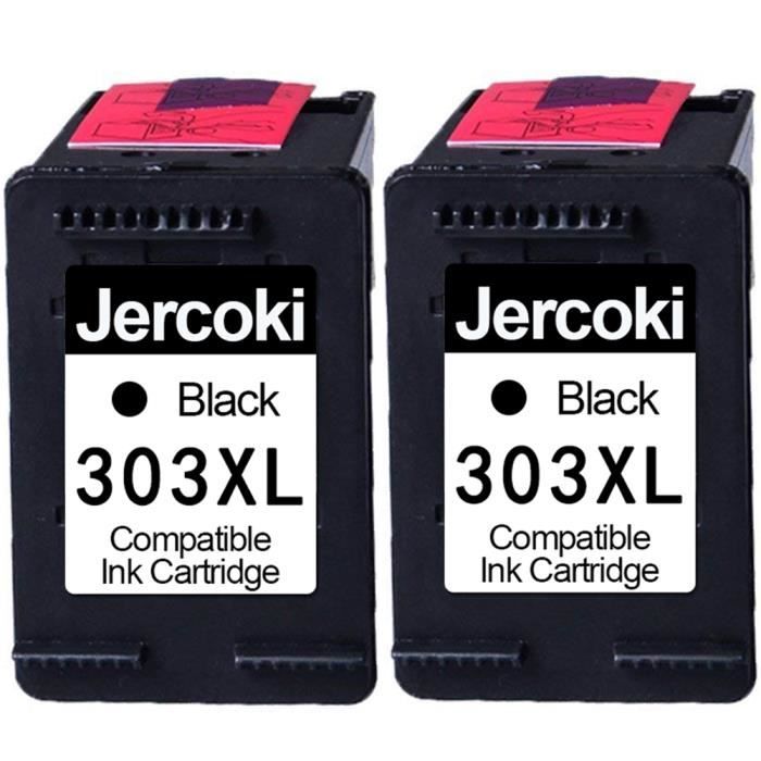 COMETE, Marque Française - 303XL - 2 Cartouches d'Encre Compatibles pour HP  303 XL - pour Cartouche HP 303 XL Envy Photo ou Tango X - 1 Noir + 1 Couleur  : : Informatique