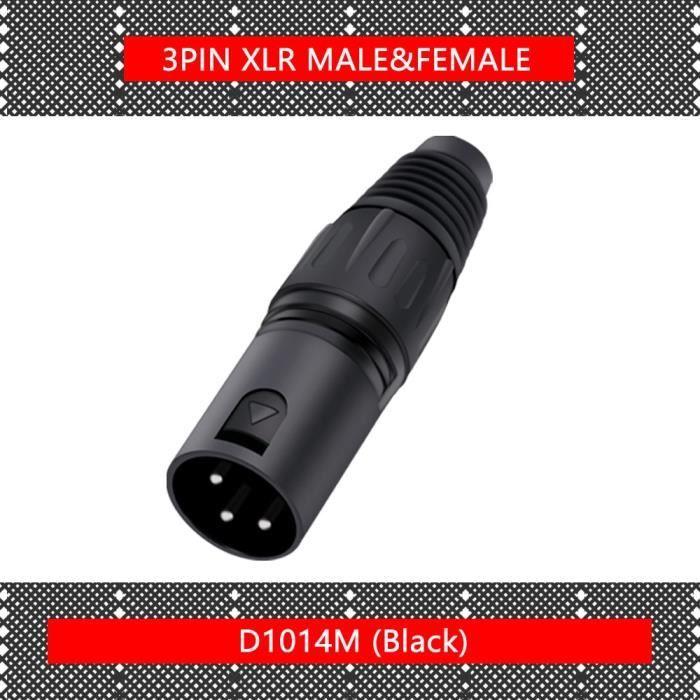 Kit 4 Paires D'adaptateurs XLR 3 Broches – Mâle à Mâle & Femelle à Femelle – Adam Hall