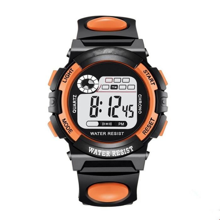 Montres Montre num rique pour enfants tanche multifonction 30M