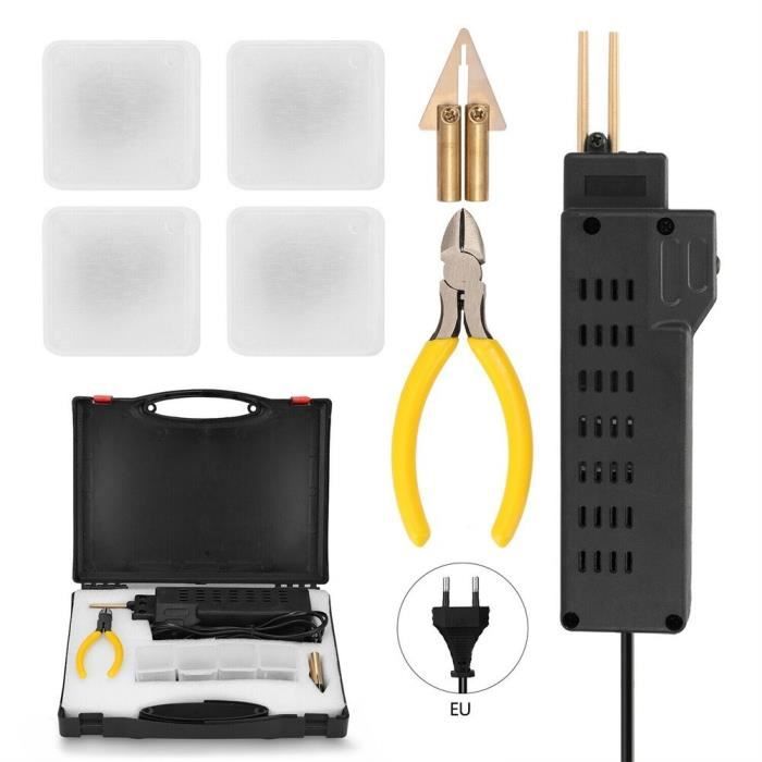 Fer A Souder Plastique Poste Soudure Plastique 150W Pistolet à Souder Plastique 150W - Kit Réparation Pare-chocs, Kayak, Jouets - 821 Pièces Incluses Pistolet Soudure Pare-chocs Pistolet De Soudage Plastique