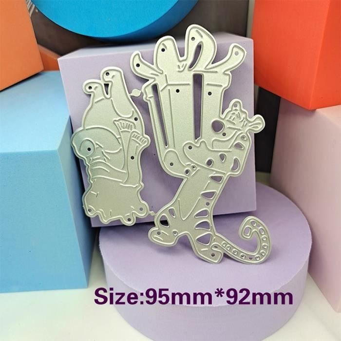 Lot 4 Matrices Découpe Métal 'Happy Birthday' - Scrapbooking