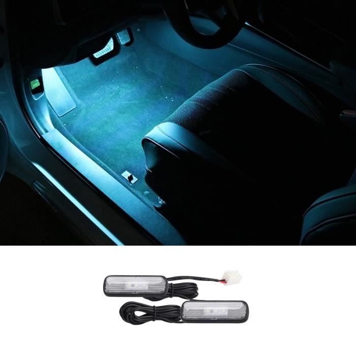 Amenagement Interieur,LED voiture intérieur atmosphère lumière décoration  lampe ambiant pied lumières pour Honda Civic - Type Blue - Cdiscount Auto