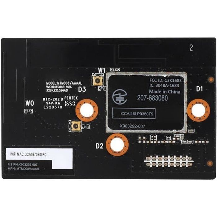 Module WiFi Bluetooth - Xbox One - Remplacement Carte - Facile à Installer - Durable - Performances Supérieures