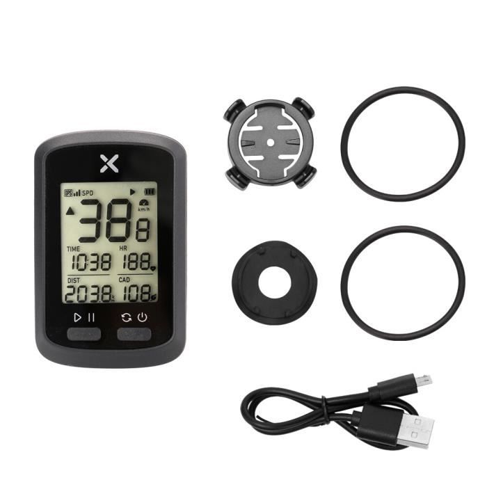Ordinateur De Vélo GPS Sans Fil CYCPLUS – ANT+ / Bluetooth – Étanche IPX6 – Compteur De Vitesse