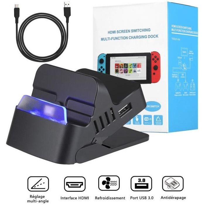 Nintendo Switch d'origine station d'accueil HDMI de charge de remplacement  - Cdiscount Téléphonie