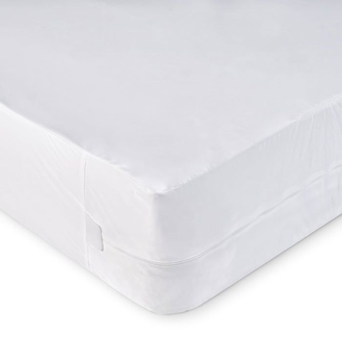 Protège-matelas Anti-punaises de lit 80x190 cm Housse intégrale imperméable et respirante pour matelas jusquà 30cm - BLEU CALIN