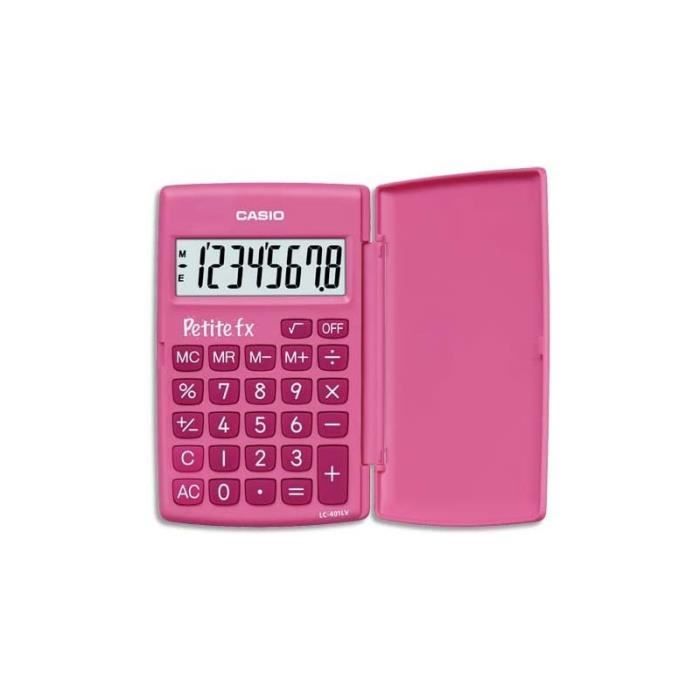 Calculatrice Scolaire Petite Fx Casio Rose