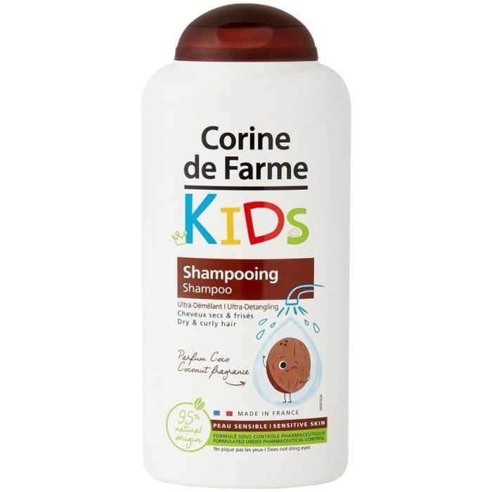 Corine De Farme Enfant Shampooing Nutrition 2en1 Ultra Démêlant 250 ml