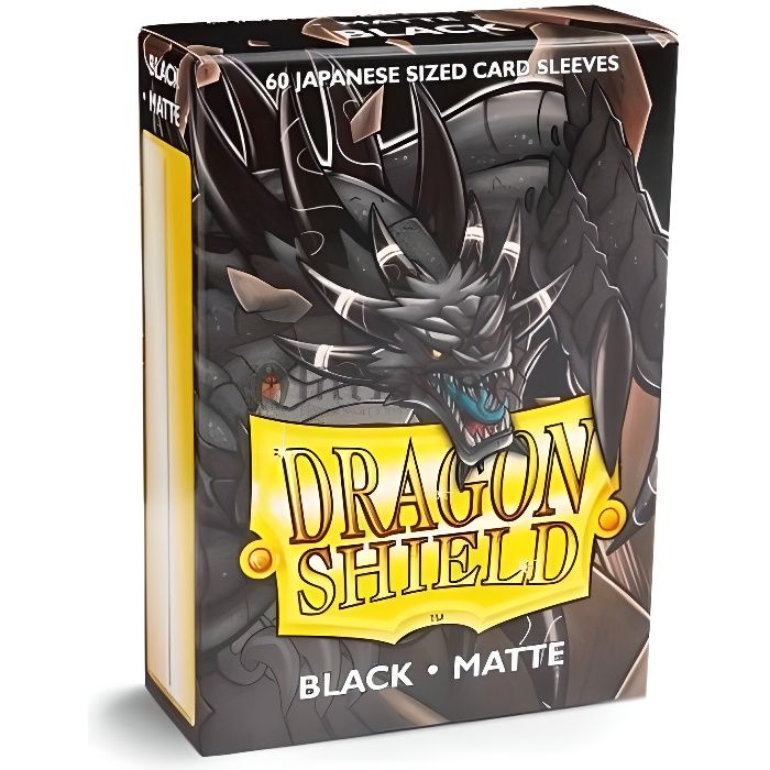 60 Pochettes Noir Dragon Shield Black Matte Japanese Small Sleeves Yu-Gi-Oh!  Cartes - Cdiscount Jeux - Jouets