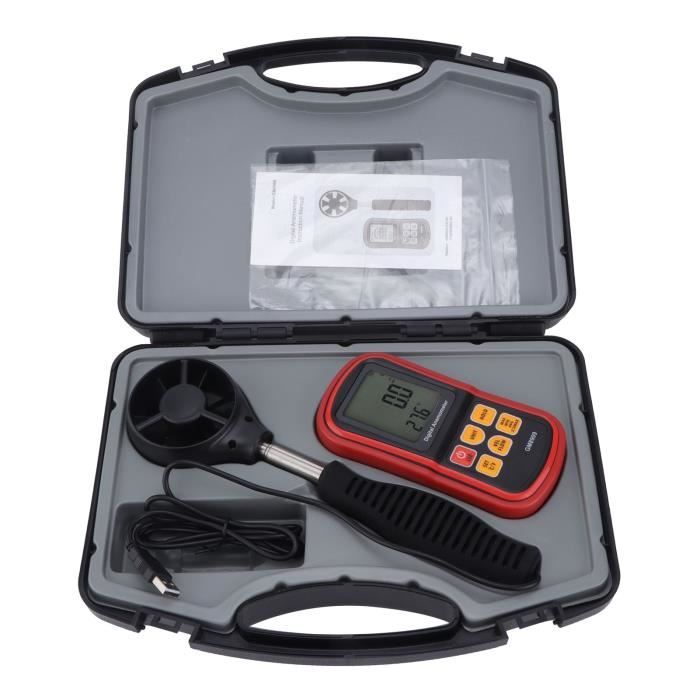 Testeur de vitesse du vent Poche de compteur de vitesse du vent tenue
