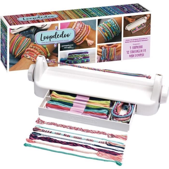 Métier à Tisser Loopdedoo GOLIATH 934702.006 – Kit de Bracelets d'Amitié DIY