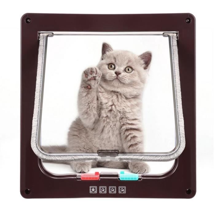 Chatiere Chat Magnetique Avec Verrou Rotatif A 4 Voies Pour Chat Et Chien M 16 X 15 7 X 5 5 Cm Marron Achat Vente Chatiere Trappe Porte Pour Animaux Domestiq Cdiscount Chatiere Chat Magnetique Avec Verrou Rotatif A 4 Voies Pour Chat Et Chien M 16 X 15 7 X 5 5 Cm Marron Achat Vente Chatiere Trappe Porte Pour Animaux Domestiq Cdiscount
