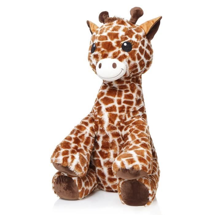 Girafe peluche grande on sale taille