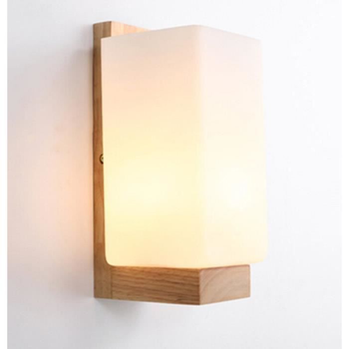 Lampe Murale Scandinave En Bois Applique Murale Style Simpe Pour Chevet Salon Escalier Couloir Achat Vente Lampe Murale Scandinave En Cdiscount