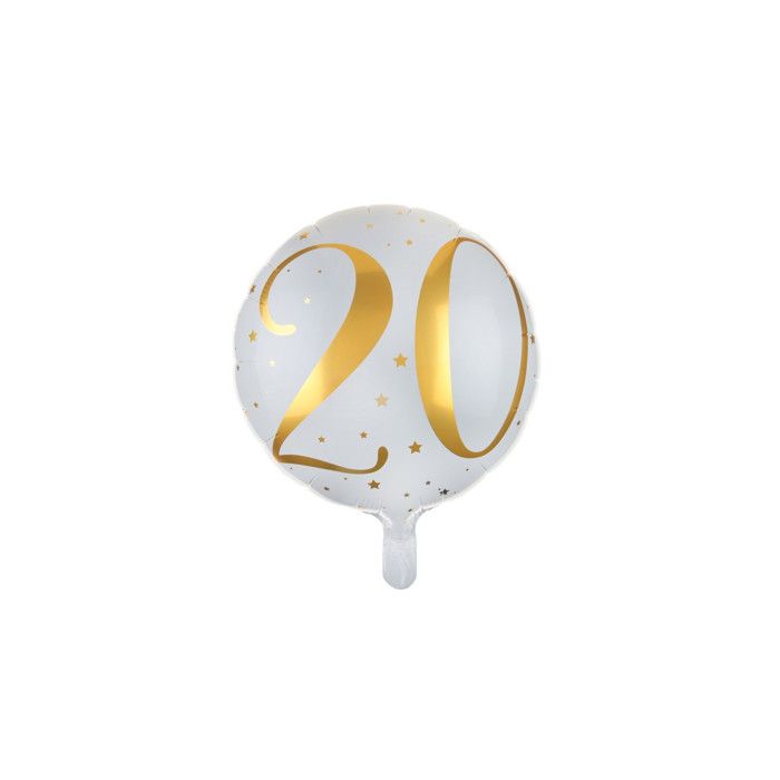 24 Pcs 21 Ans Joyeux Anniversaire Ballons Décoratifs Set Naturel Latex