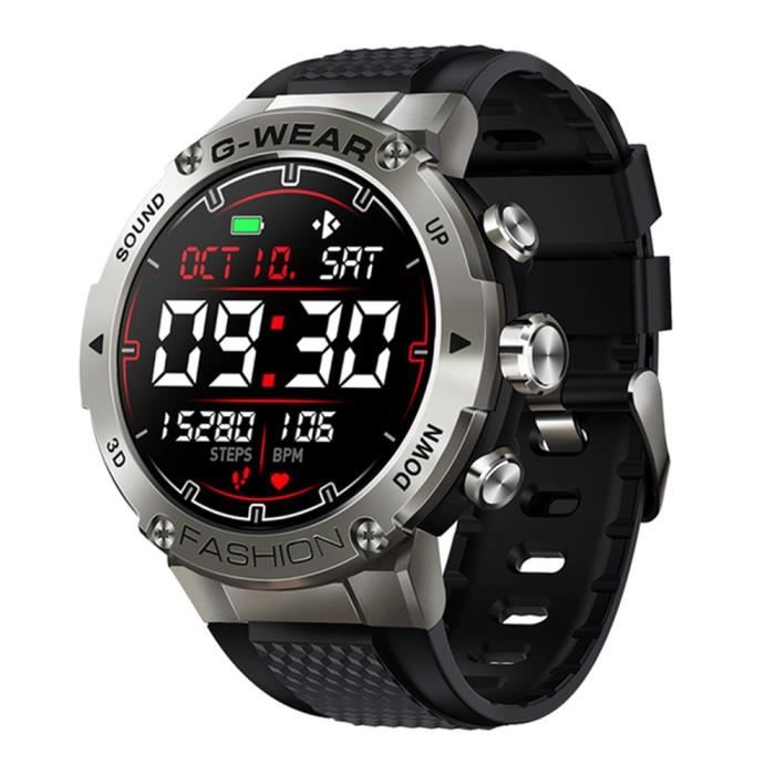 Montre Connectée - LEMFO - K28H - Appel Bluetooth - Moniteur de fréquence cardiaque - 360 mAh Montre Connectée - LEMFO - K28H - Appel Bluetooth - Moniteur de fréquence cardiaque - 360 mAh