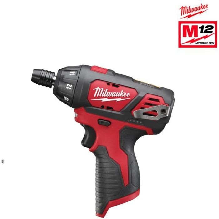 Visseuse MILWAUKEE M12 BSD 0 sans chargeur ni batterie 4933447135 - vue 2