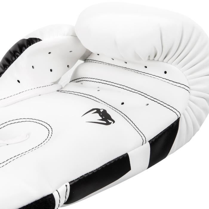 Gants de boxe Venum elite blanc et noir