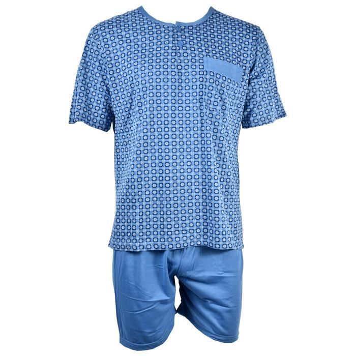 Pyjama homme court discount