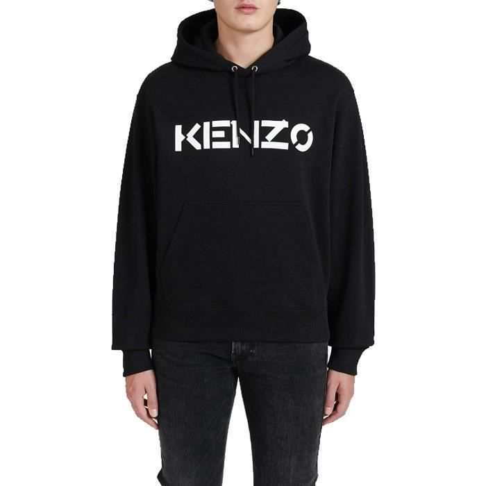KENZO SWEAT CAPUCHE KENZO NOIR Cdiscount Pret a Porter