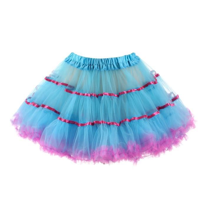 Jupes Femmes - longue en Satin pour nouvelle - FR40li Light_blue