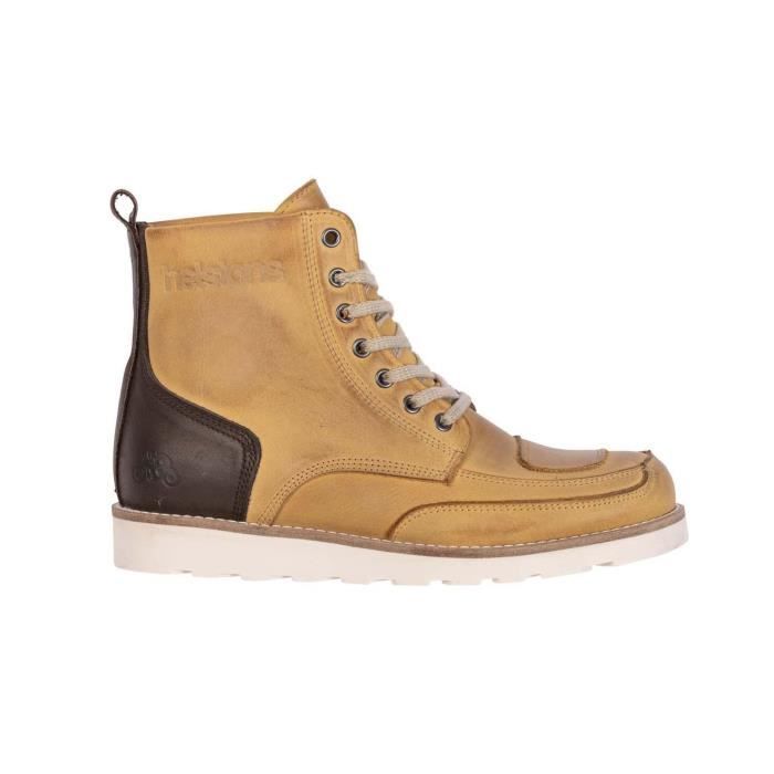 Bottes Caterpillar Dealer En Cuir Ciré Avec Embout Acier - Modèle P725038, Neuves, Diverses Tailles
