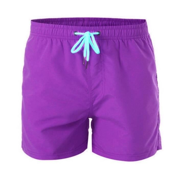 Maillot De Bain Garçon L.L. Bean - Taille XS - Violet - Nylon - Occasion TB E