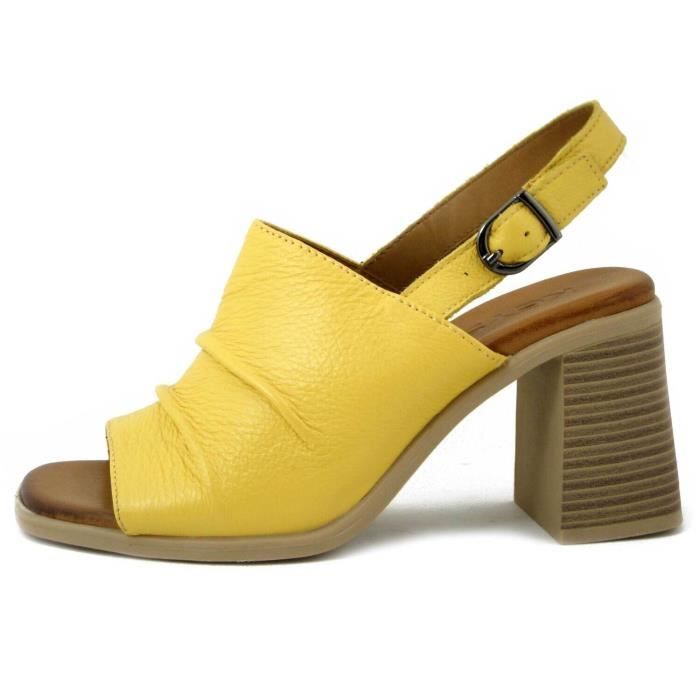 Sandales cuir souple femme on sale