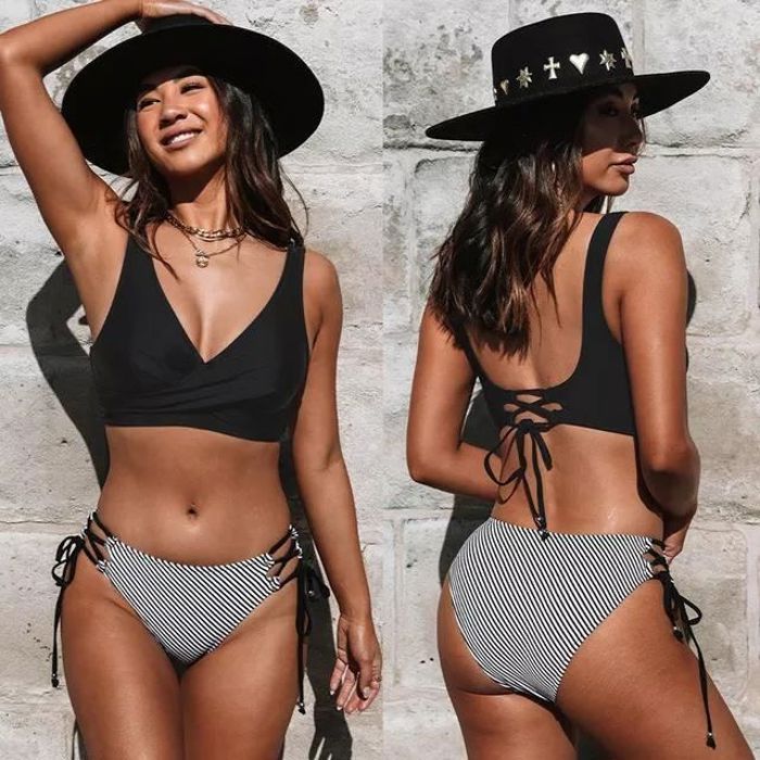 Maillot taille store haute noir