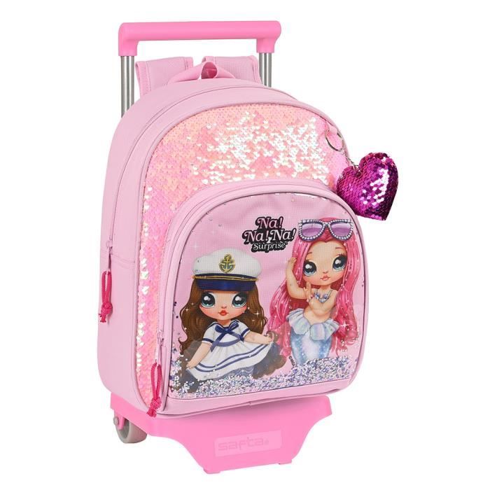 Sac dos roulettes b b Nanana rosa claro TU Cdiscount
