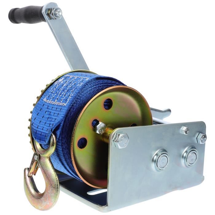 1 SET PREMIUM MANUEL WINCHES PORTABLE ACIER WINCH avec câble treuil