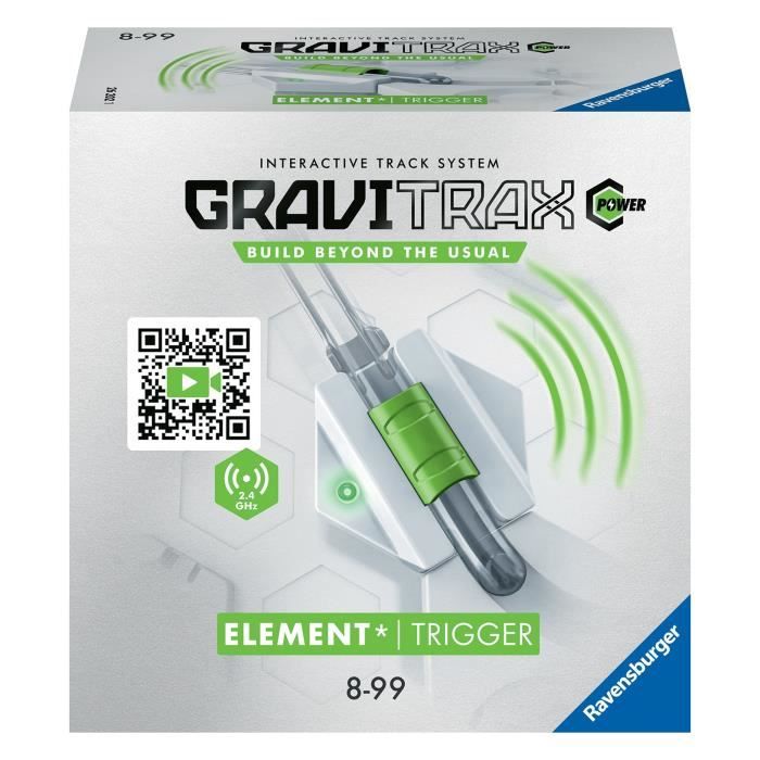 Gravitrax POWER - Elément Trigger - 26202 - Circuits de billes créatifs - Fonction électronique - Ravensburger - Dès 8 ans