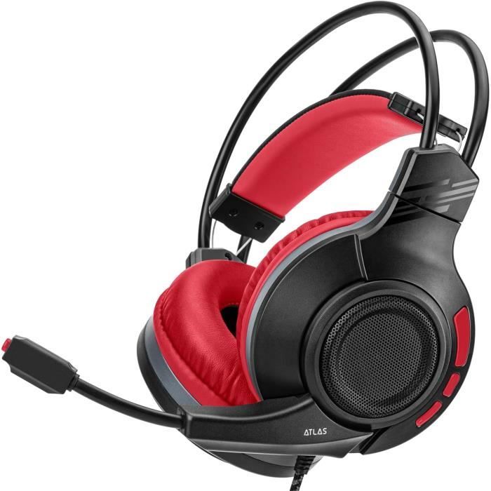 Casque Gaming HW11 Vakedy - Filaire PC/PS5/PS4/Xbox - Réduction Bruit - Blanc